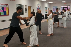 KFMA Kids really enjoyed working with their parents on target drills during 'Bring Your Parent to Class Day!'