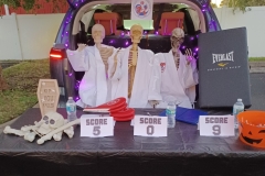 As KFMA is family-oriented, our parents always help out by creating some unique designs for our Trunk-or-Treat event! It's no surprise this was one of the top 3 trunks in our contest!! 