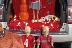 As KFMA is family-oriented, our parents always help out by creating some unique designs for our Trunk-or-Treat event! 