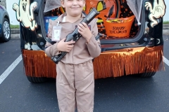 This little Ghostbuster is ready for action on Halloween! 