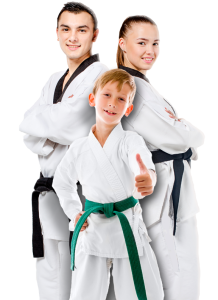 group of martial arts students