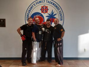 On our 30th Anniversary, here's Chief Master DK with Black Belts who started when they were as young as 5 years old!